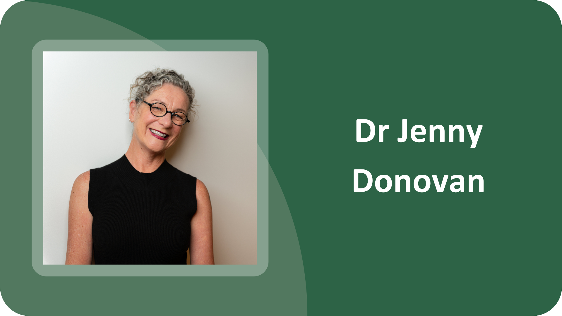 Dr Jenny Donovan