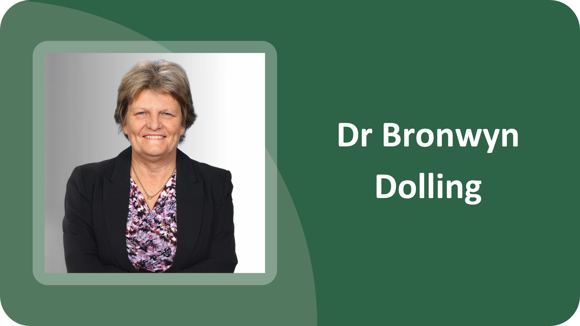 Dr Bronwyn Dolling